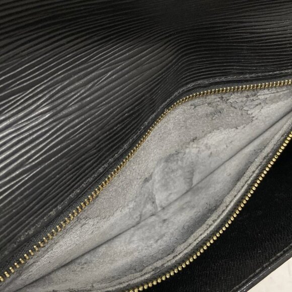LOUIS VUITTON Pochette Sellier Dragonne Noir Epi TH0928 Leather 375-052625 - Picture 8 of 12
